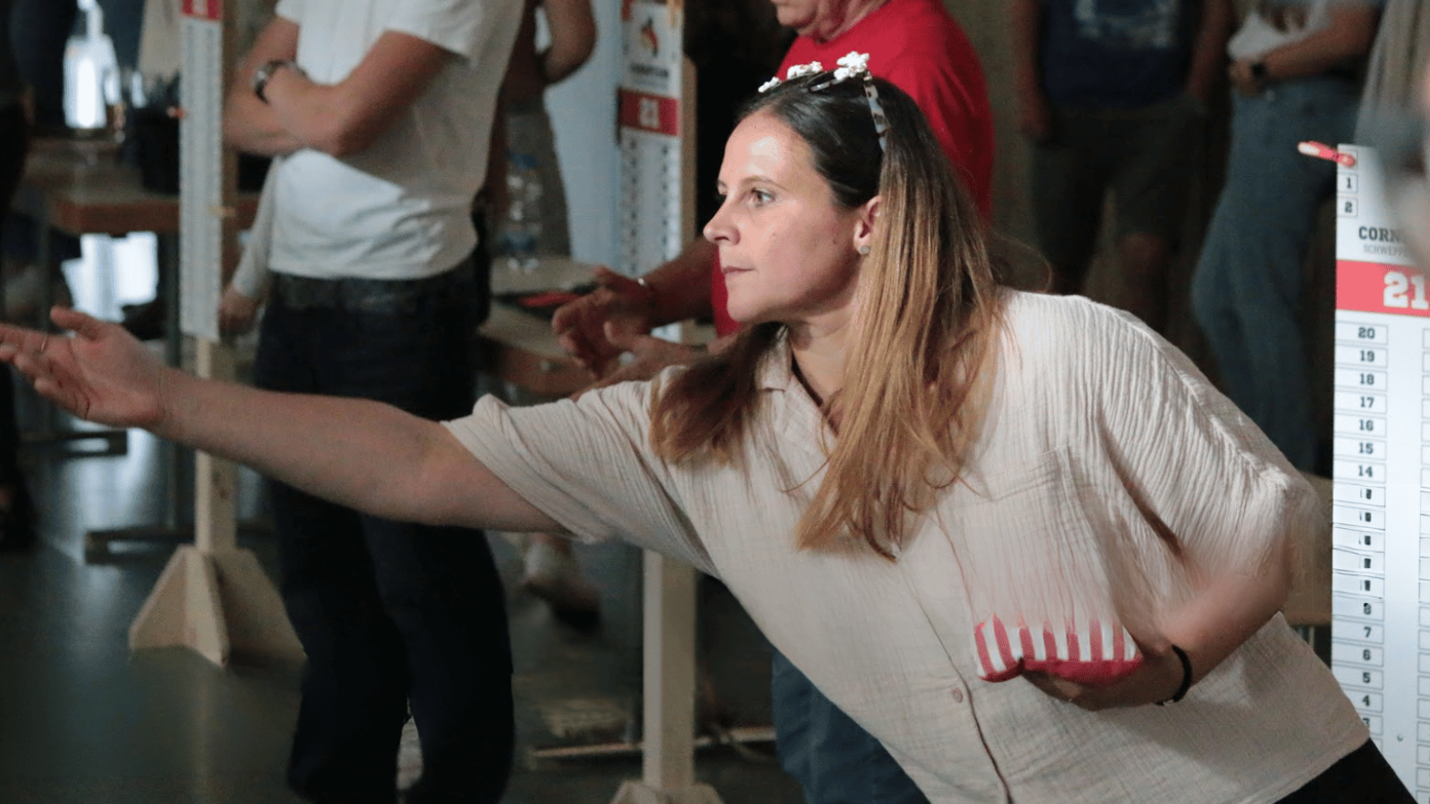 Cornhole-Party beim Schoppi-Cup
